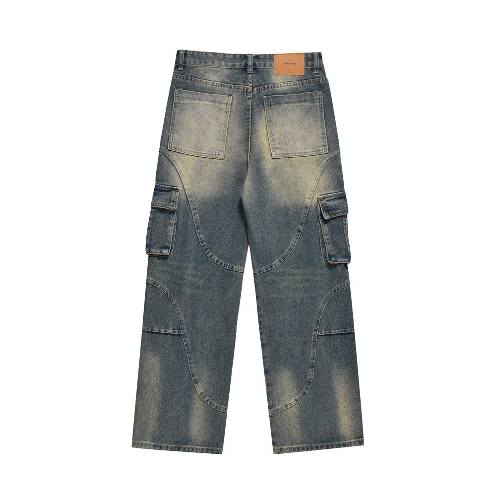 Utility Cargo Pocket Jeans