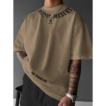 Oversized Letter Print Tee