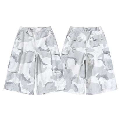 Retro Camouflage Work Shorts