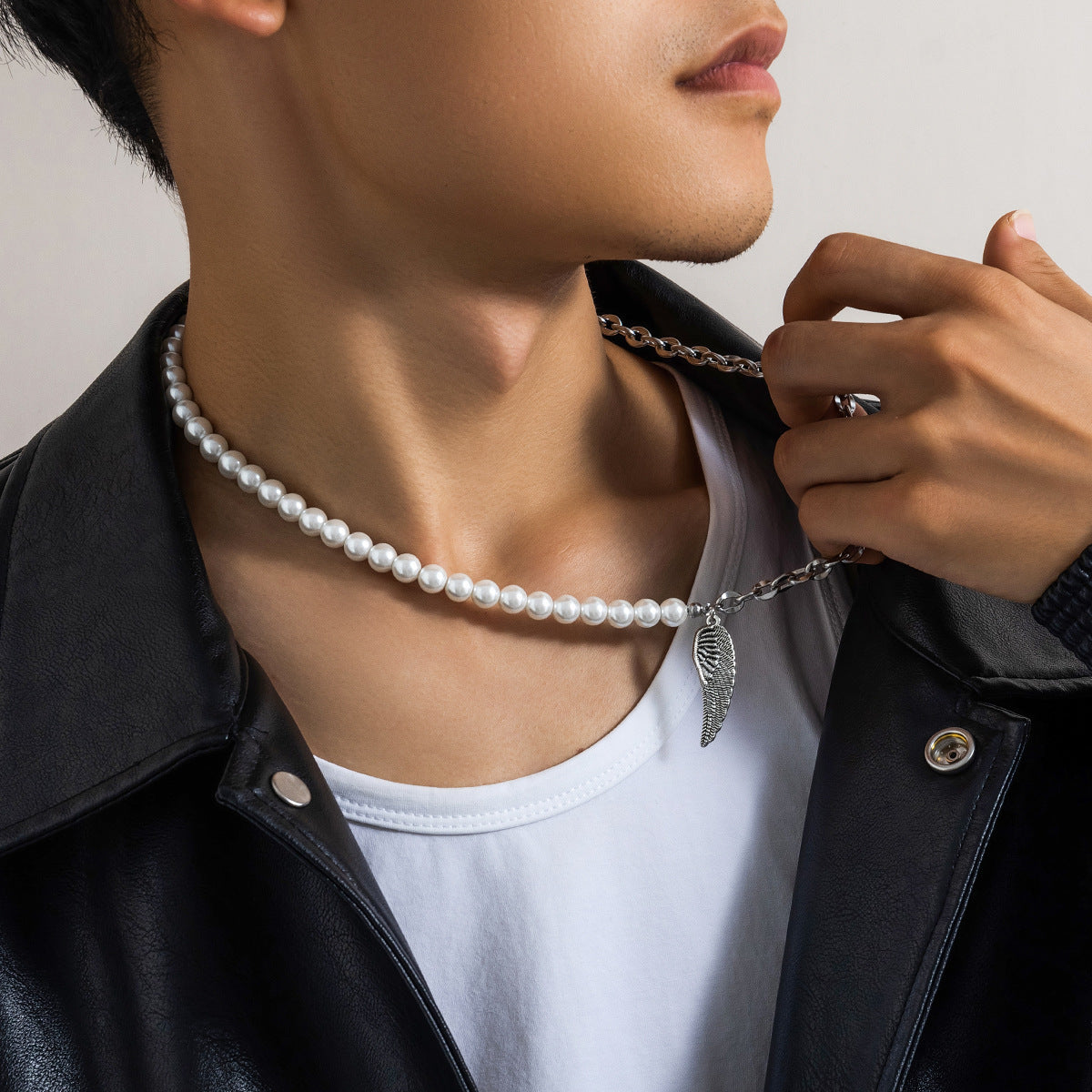 Pearl Stitch Necklace