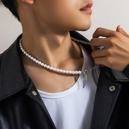Pearl Stitch Necklace