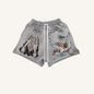 Printed Loose-Fit Drawstring Summer Shorts