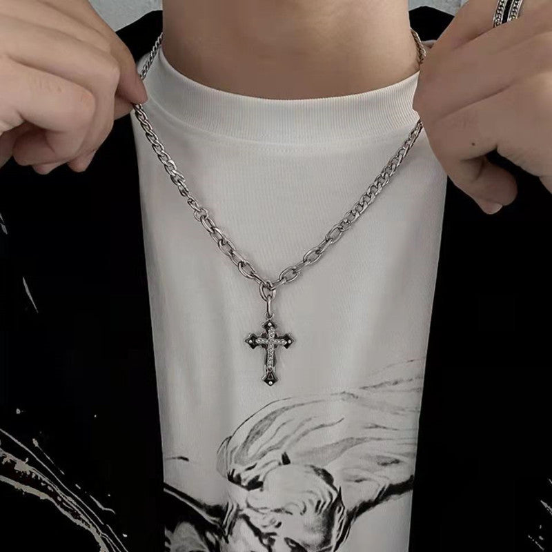 Gothic Cross Chain Necklace
