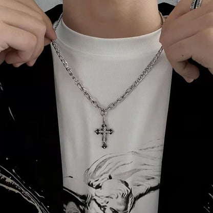 Gothic Cross Chain Necklace
