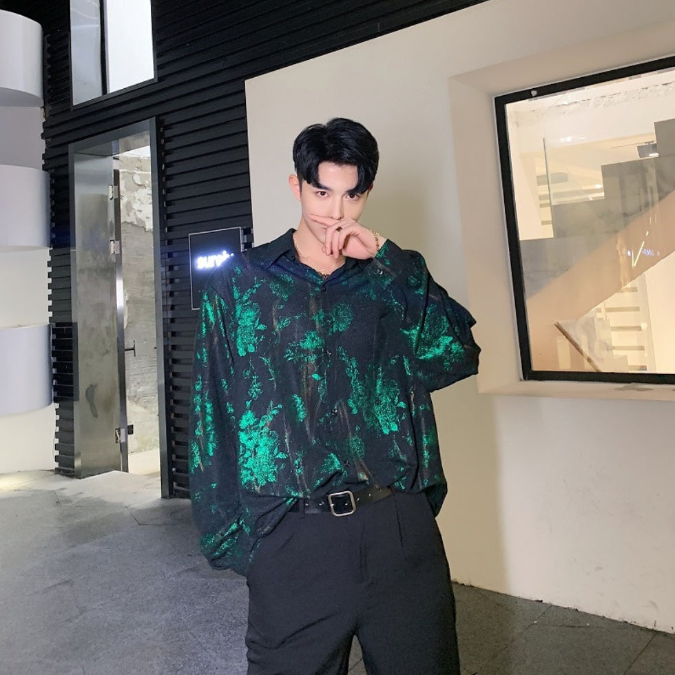 Streetwear Hip Hop Floral Shirt