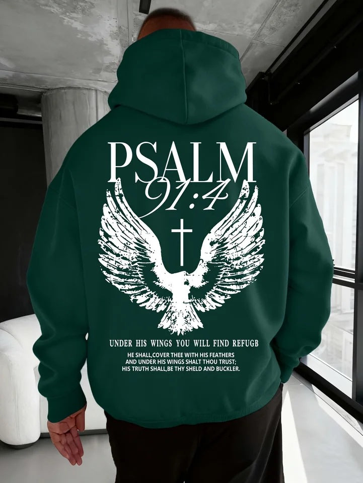 Loose Hooded Sweatshirt