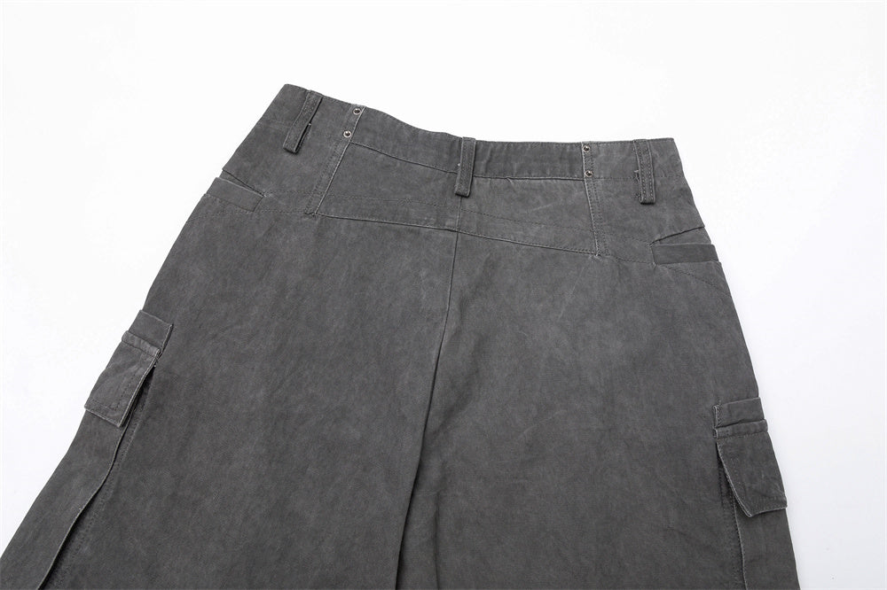 Wide Leg Punk Pants front view