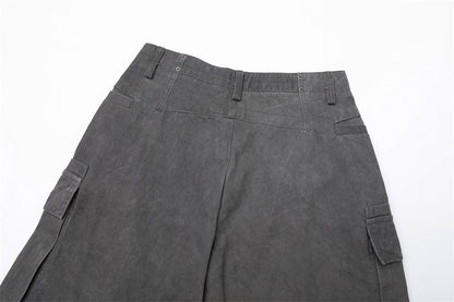 Wide Leg Punk Pants front view