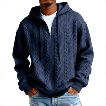 Half-Zip Hooded Sweatshirt