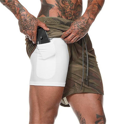Pocket Compression Shorts front view