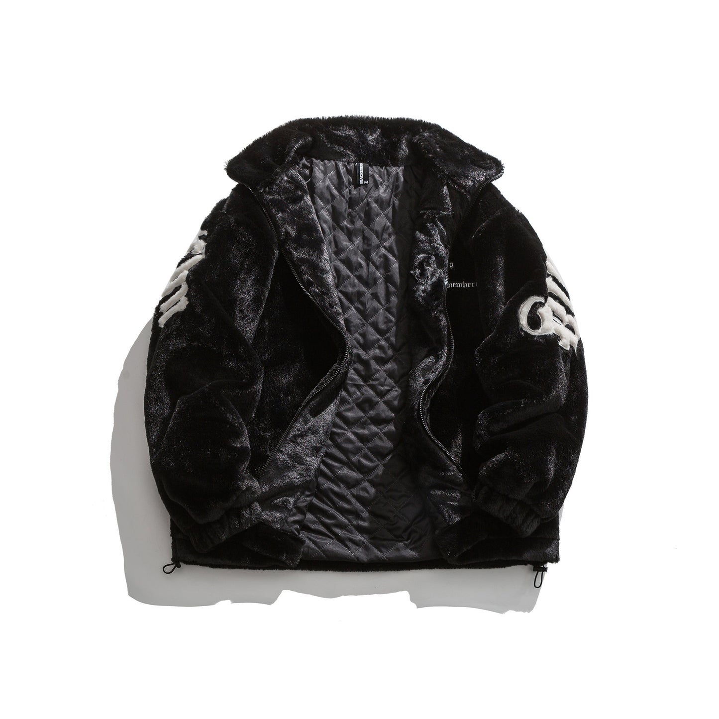 Furry Embroidered Jacket
