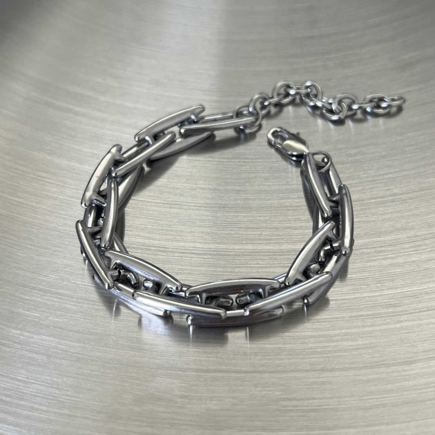 Titanium Steel Chain Link Bracelet