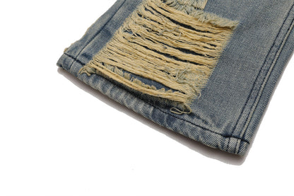 Distressed Stacked Jeans