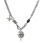 Gemstone Hip-hop Street Necklace