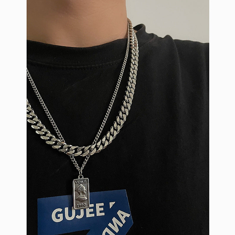 Queen Portrait Necklace