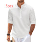 Long Sleeve Casual Stand Collar Shirt