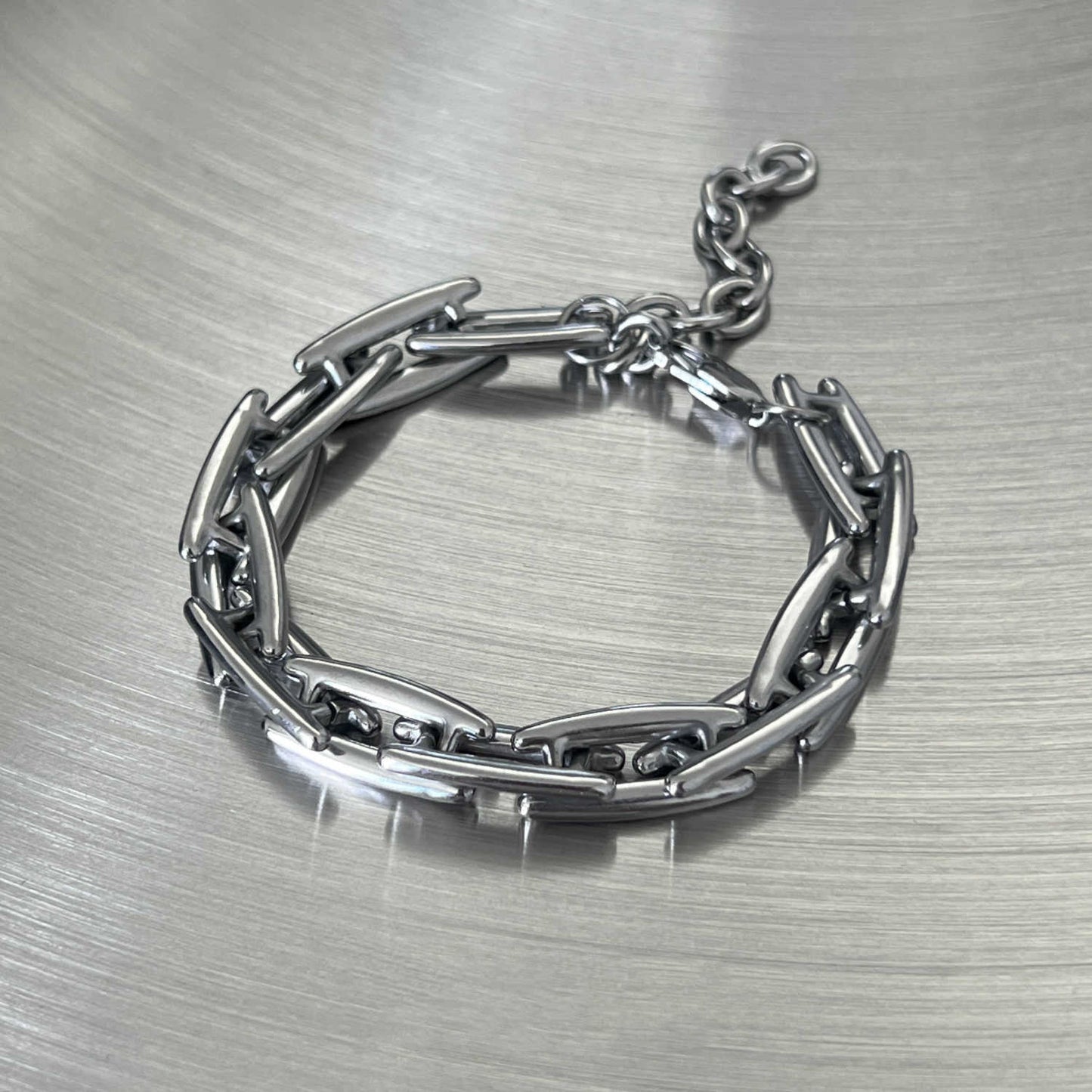 Titanium Steel Chain Link Bracelet