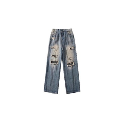 Two Tone Ripped Jeans