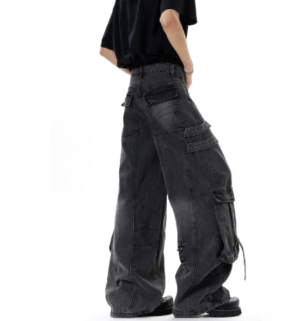 Cargo Ribbon Jeans