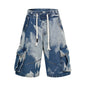 Tie Dye Streetwear Loose Fit Oversized Cotton Blend Shirt