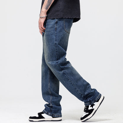 Washed Denim Jeans