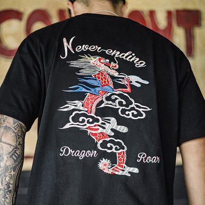Dragon Embroidery Tee
