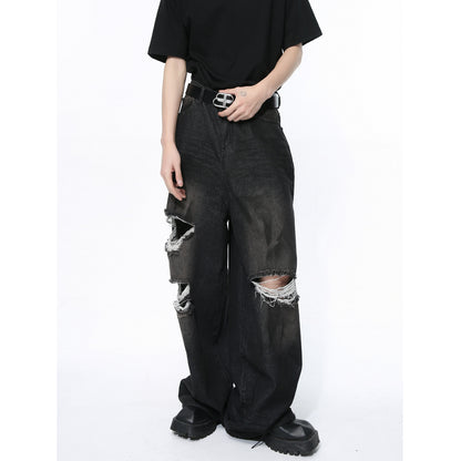 Distressed Oversize Jeans