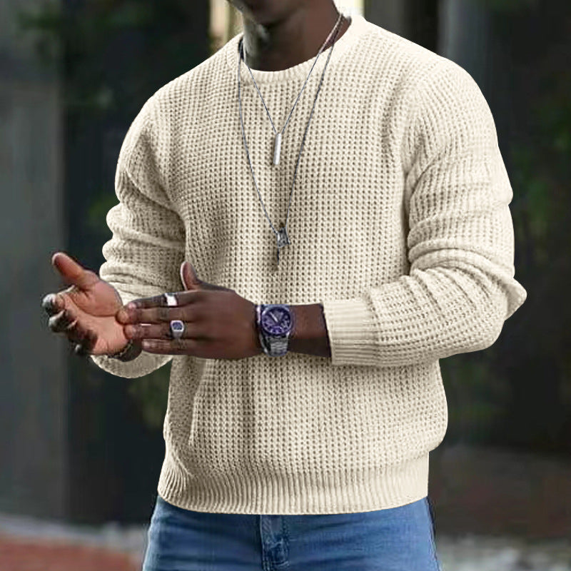 Crew Neck Casual Sweater