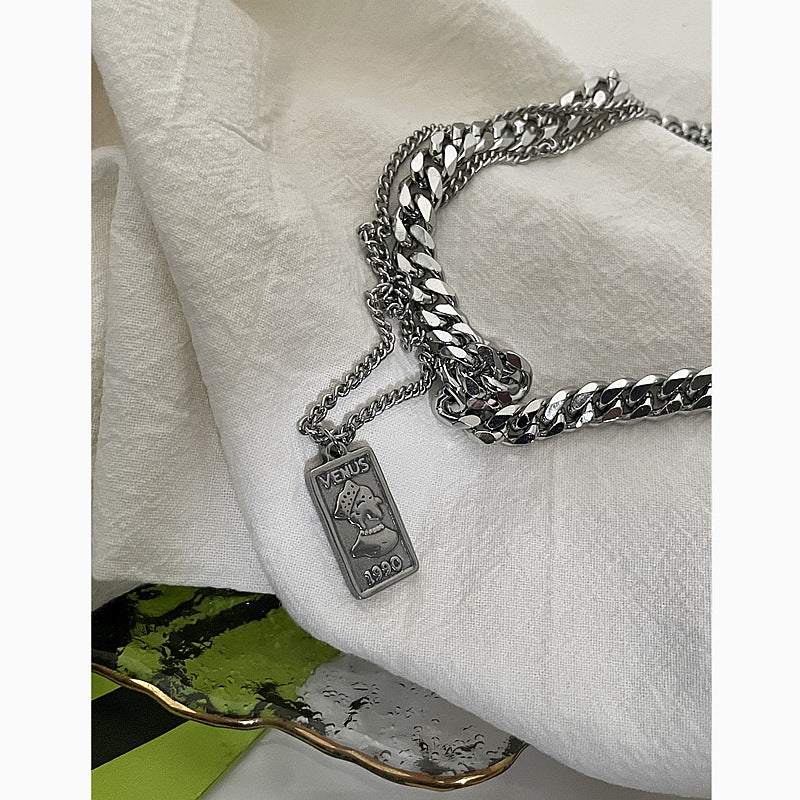 Queen Portrait Necklace