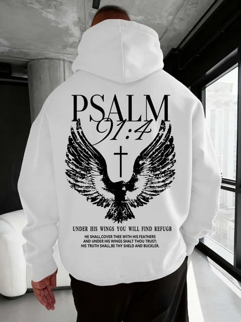 Loose Hooded Sweatshirt