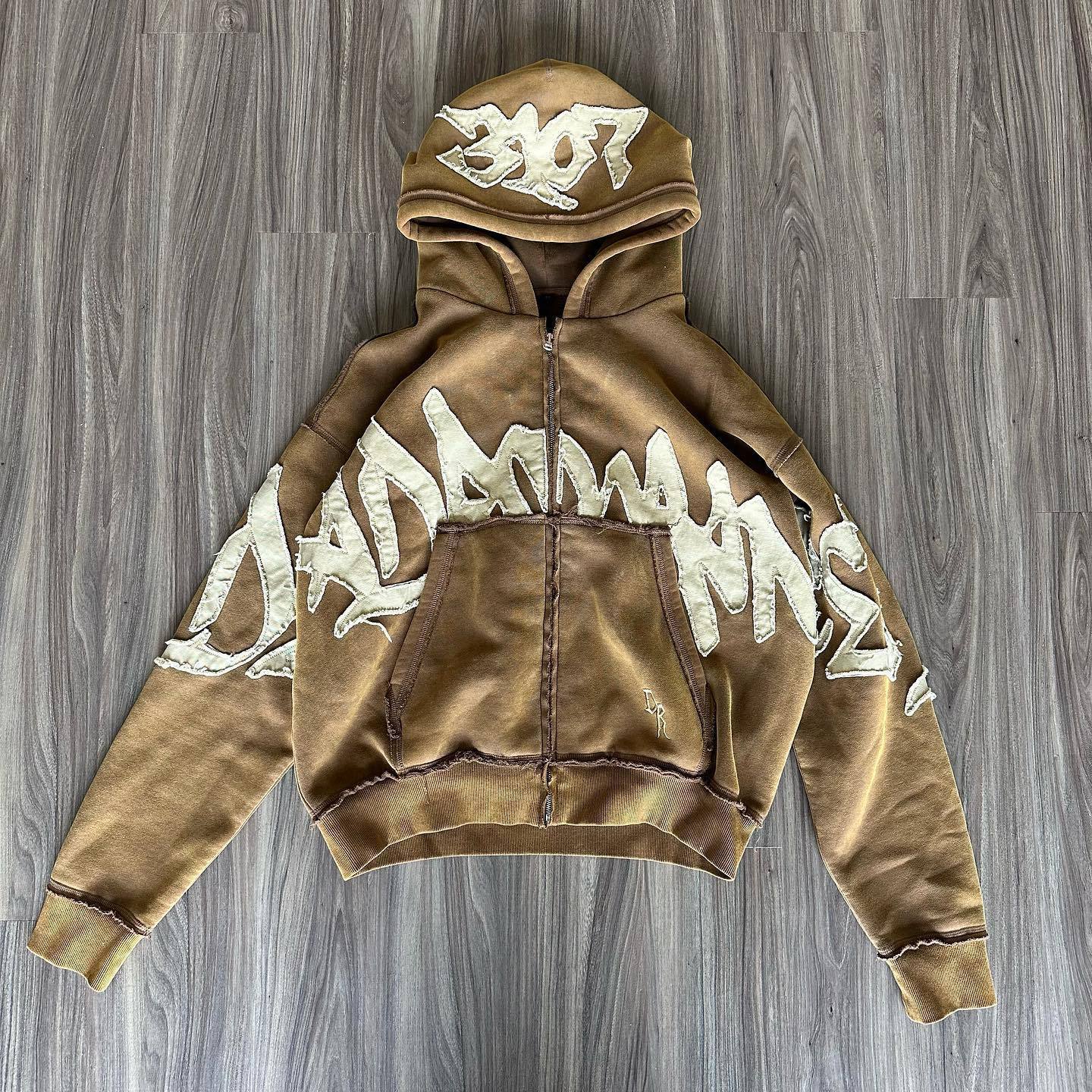 Graffiti Patch Zip Hoodie
