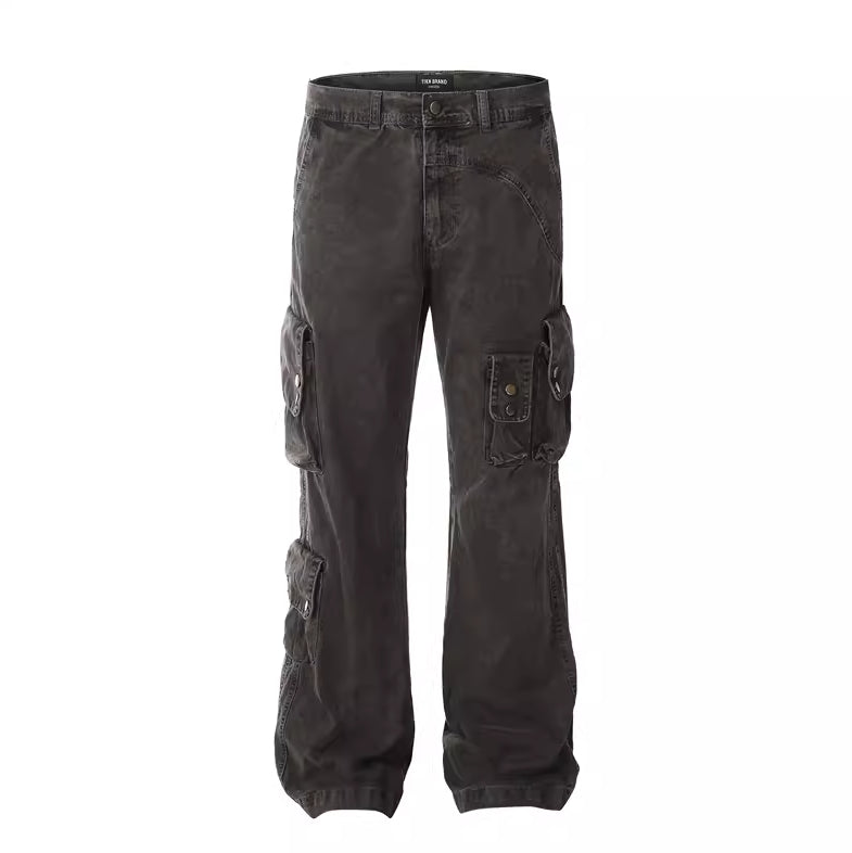 Retro Multi-Pocket Cargo Pants