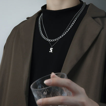 Letter Pendant Necklace