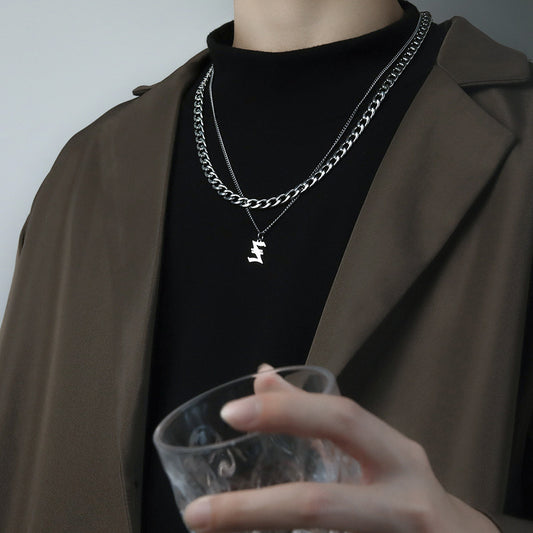 Letter Pendant Necklace