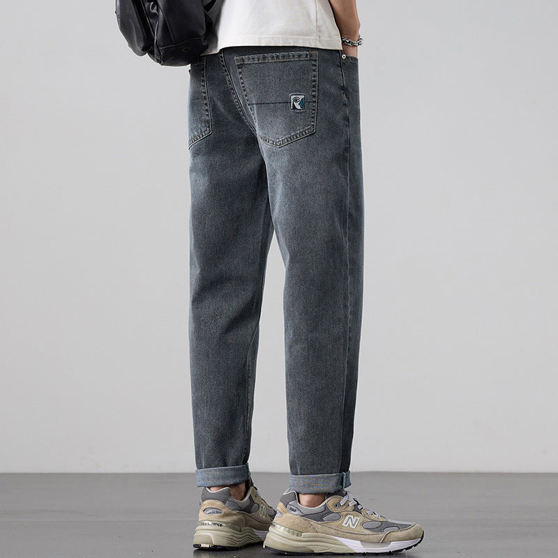 Washed Slim Fit Denim