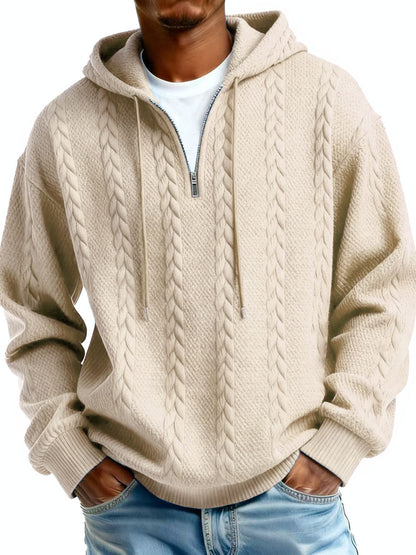 Half-Zip Hooded Sweatshirt