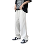 Washed Wide Leg Straight Jeans