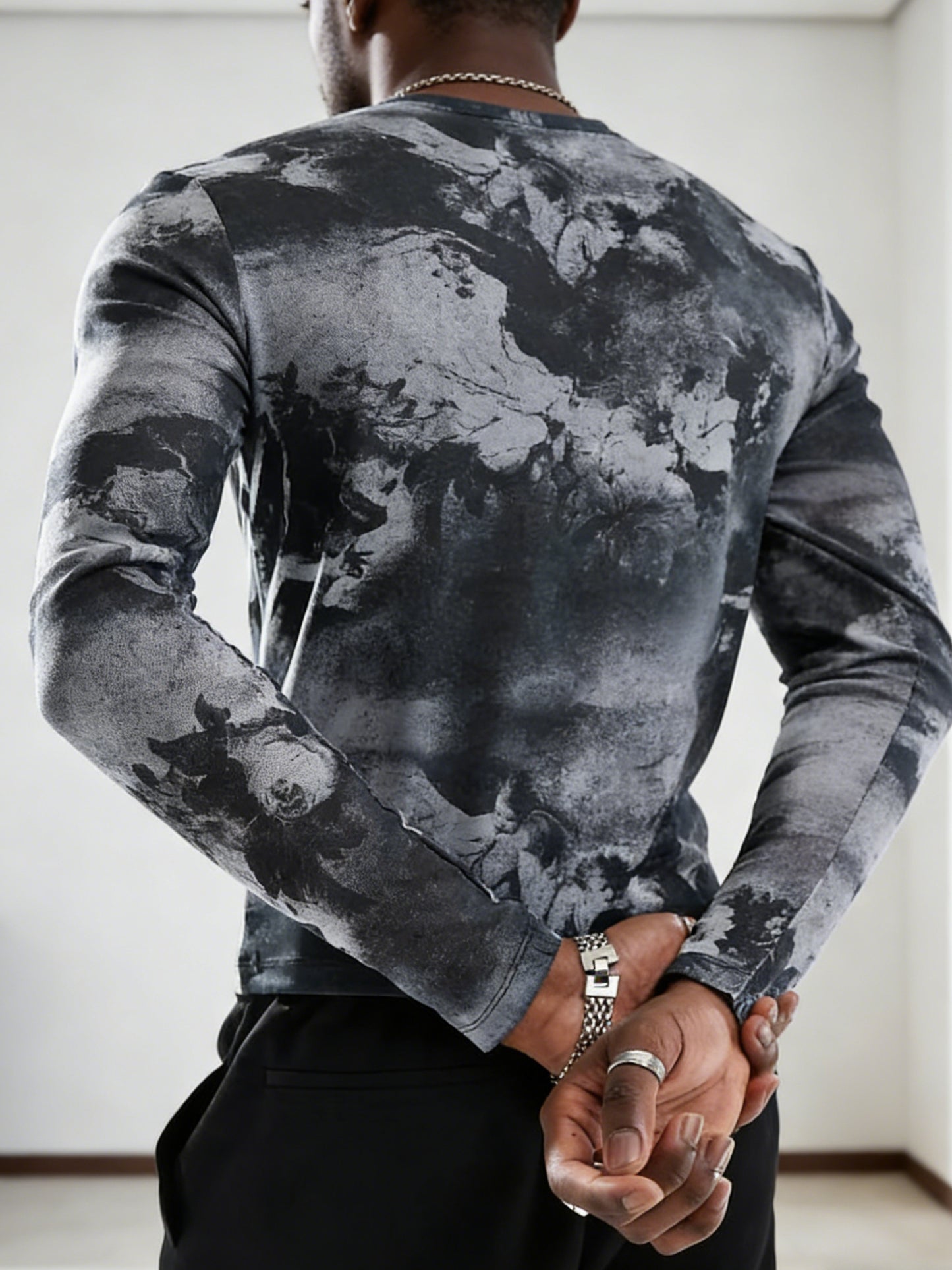Classical Print Long Sleeve