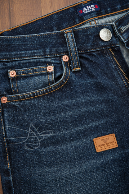 American High Street Jeans - Close-Up Detail