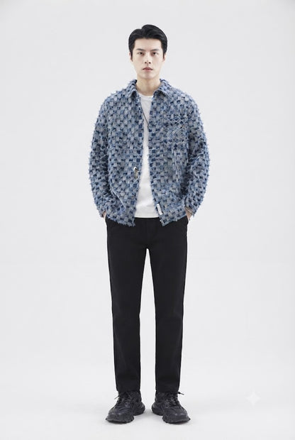 Textured Denim Shirt