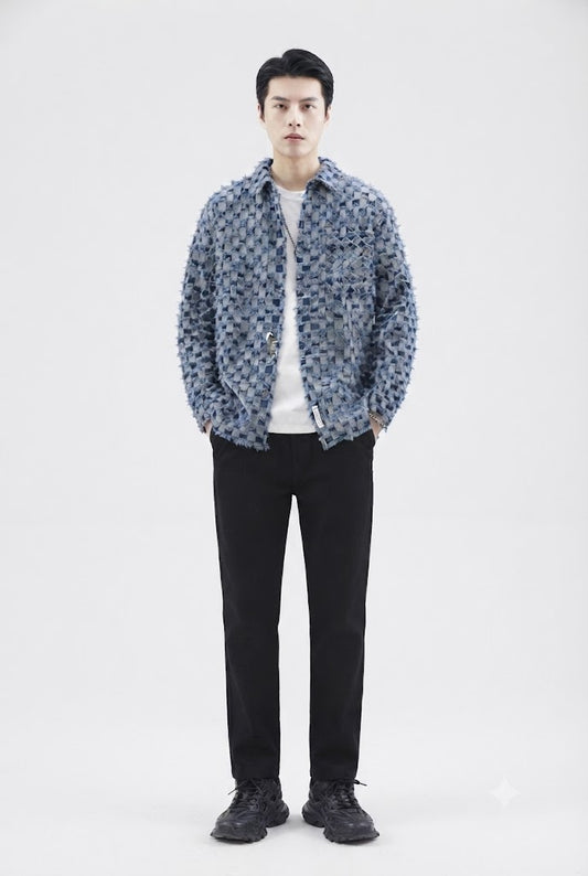 Textured Denim Shirt
