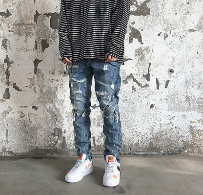 High Street Broken Jeans