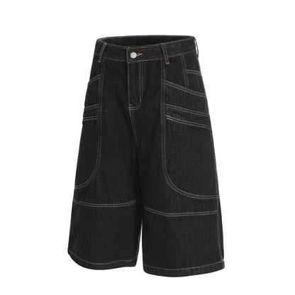 Retro Denim Shorts