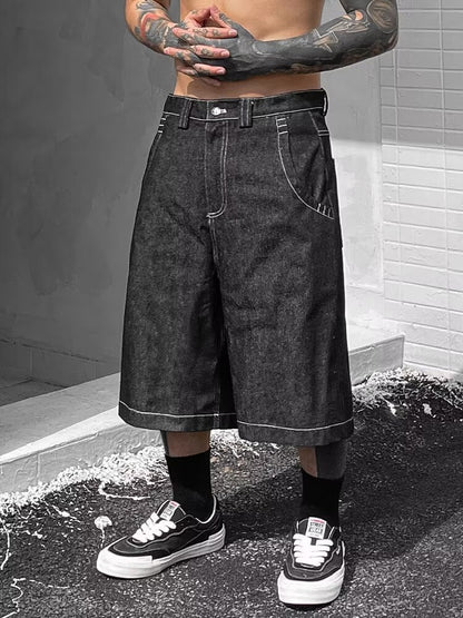 Loose-Fit West Coast Denim Shorts