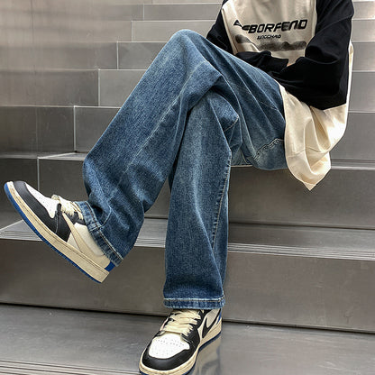 High Street Retro Straight Jeans