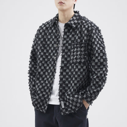 Textured Denim Shirt