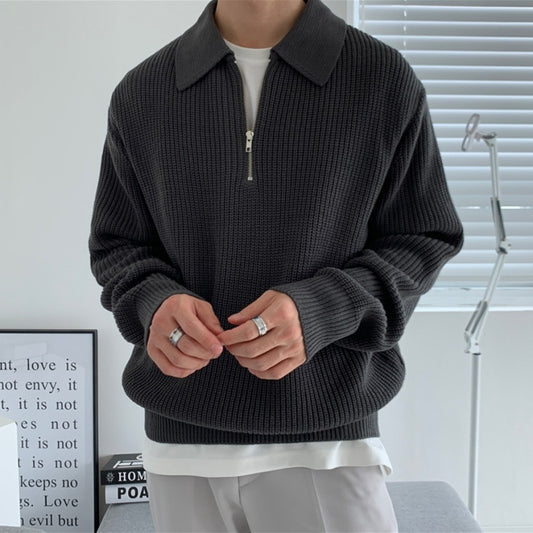 Essesntial Knit Quater Zip