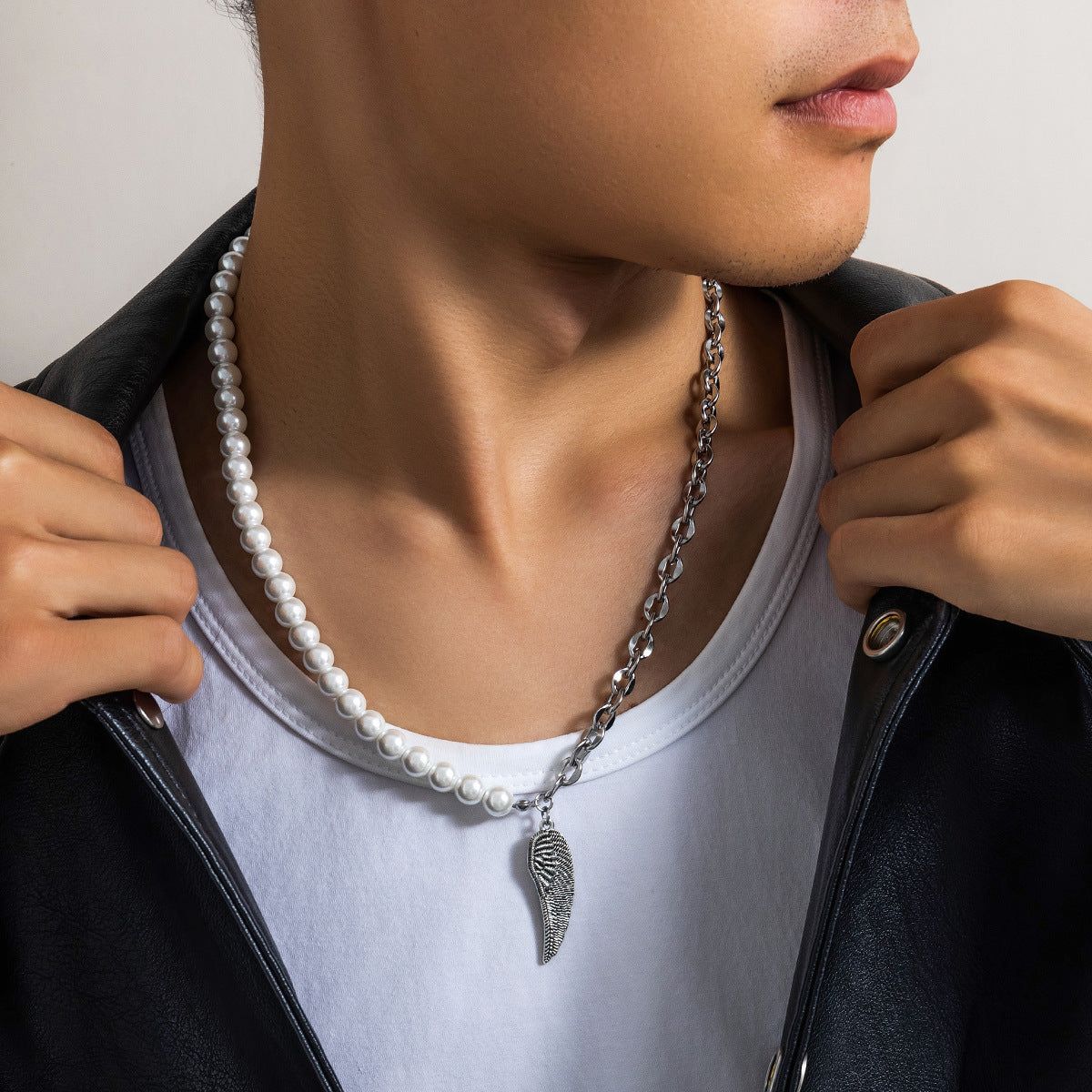 Pearl Stitch Necklace