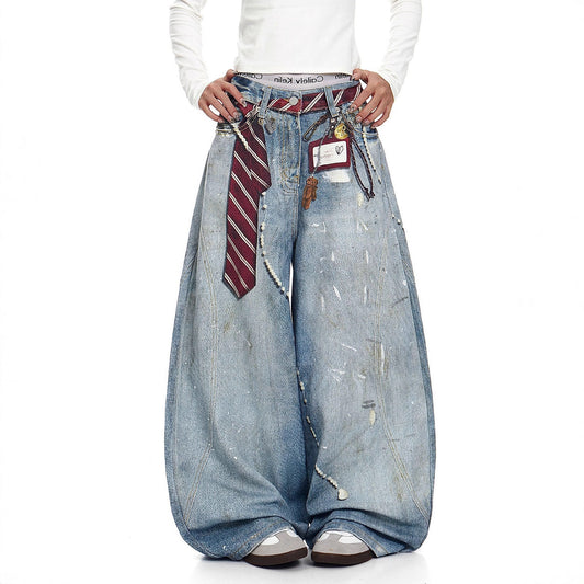 Retro Loose Bootcut Jeans