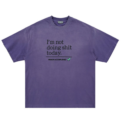 Purple Vintage Washed Graphic Tee